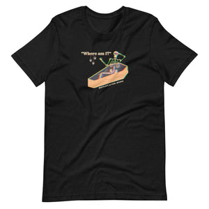 Warehouse: "Where am I?" t-shirt