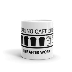 Warehouse: Loading Caffeine White glossy mug