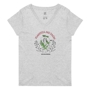 Warehouse: Plantita ng taon Women’s recycled v-neck t-shirt